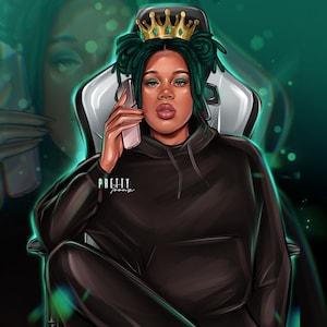 Custom Vtuber Avatar Design, Vtuber Twitch Avatar Creator, Custom Gamer Avatar Digital Download, Gamer Cartoon Portrait Logo Design