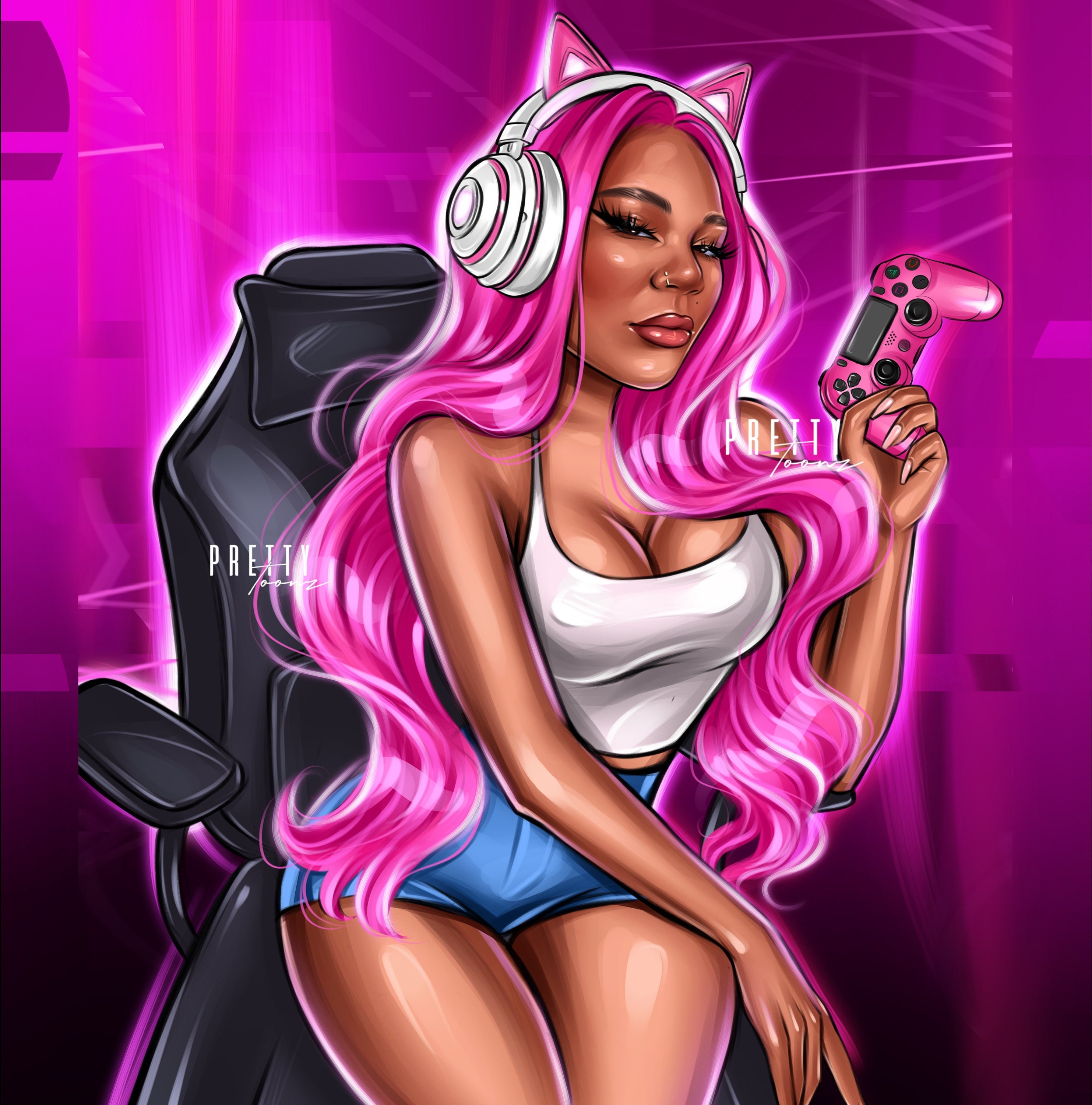 Custom Vtuber Logo, Custom Twitch Streamer Avatar Design, YouTube TikTok Twitch Gaming Portrait Logo, Custom Twitch Graphics, Cartoon Logo