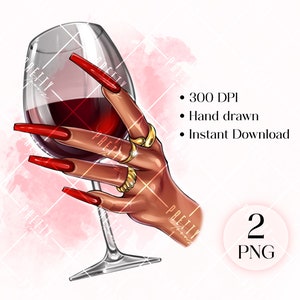 Nagellack ClipArt PNG, Sofort-Download Logo, Nail Tech Beauty Salon PNG Logo für Visitenkarten, Nail Artist Maniküre Clipart