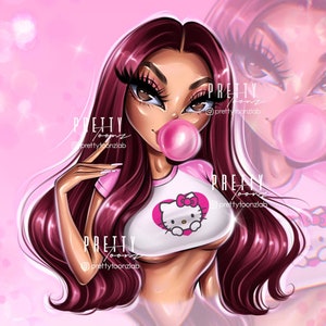 Custom Business Woman Logo, Personalized Business Women Cartoon Portrait Logo from Photo, Hairstylist Makeup Artist Florist Nail Tech Logo
