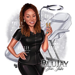 Custom Beauty Business Logo Design, Makeup Artist Hair Salon Nail or Lash Technician Custom Logo Portrait Avatar from Photo, Cartoon Logo