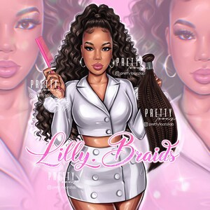 Custom Beauty Business Logo Design, Makeup Artist Hair Salon Nail or Lash Technician Custom Logo Portrait Avatar from Photo, Cartoon Logo