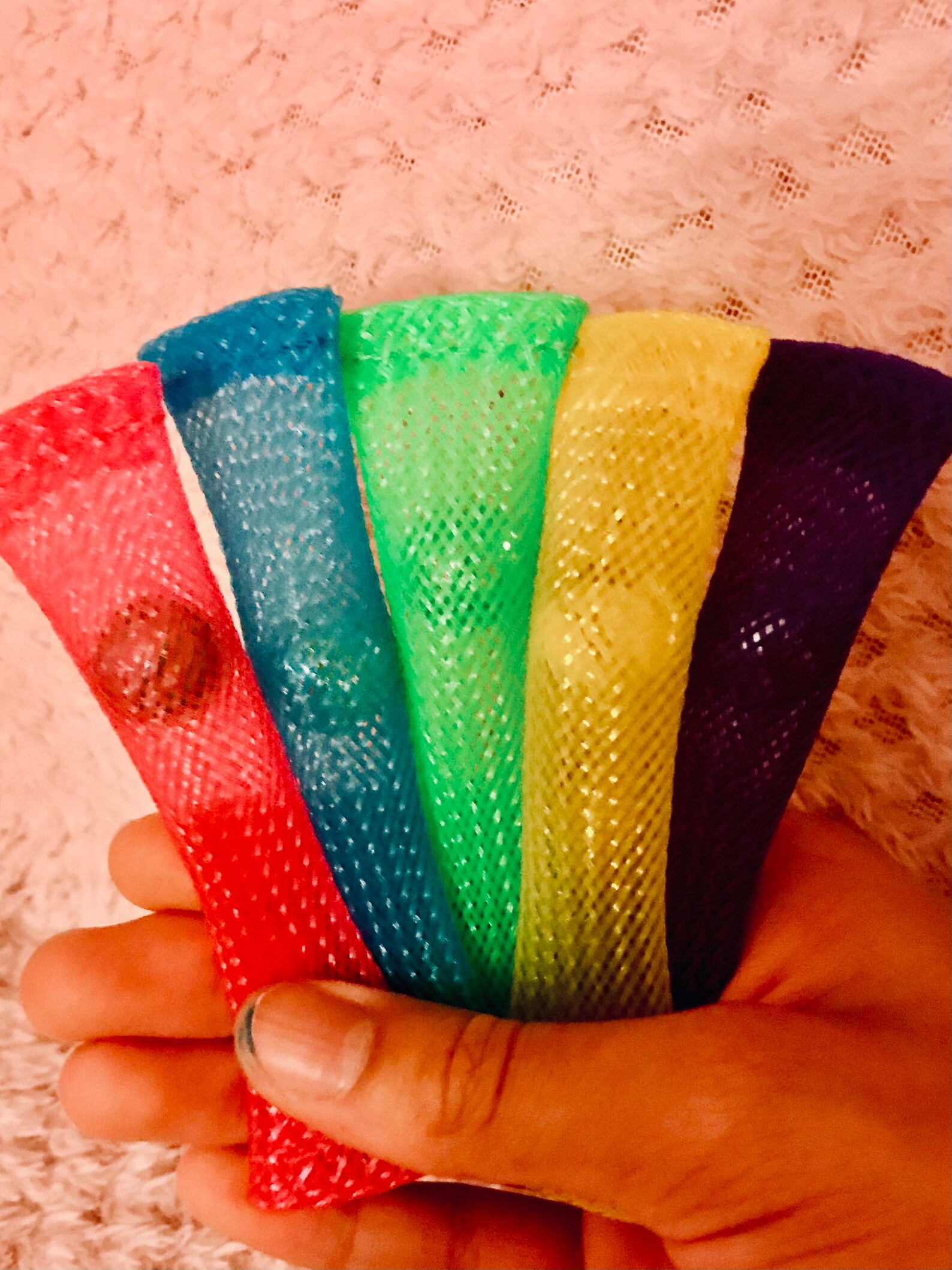 Marble mesh Fidget toy Marble and mesh Etsy