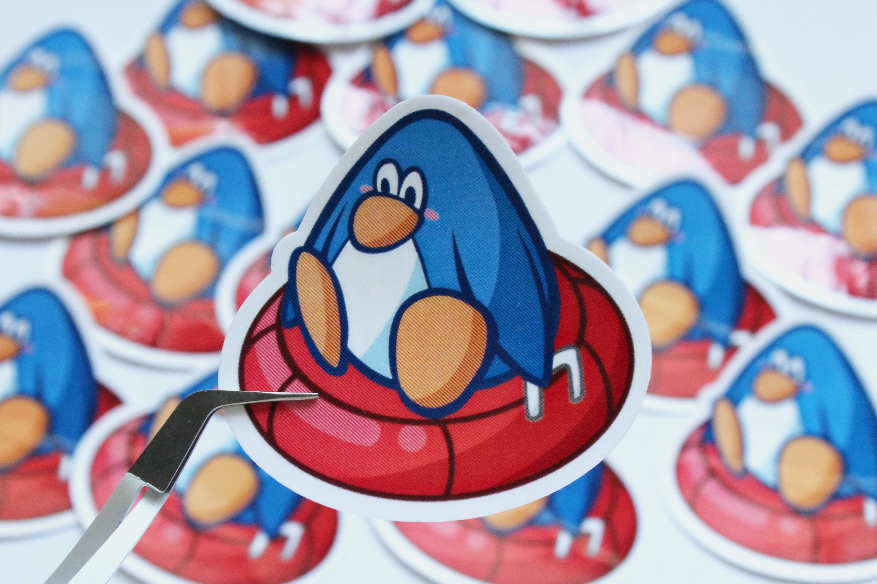 Club Penguin Stickers: Waterproof Puffle & Penguin Decals - Etsy