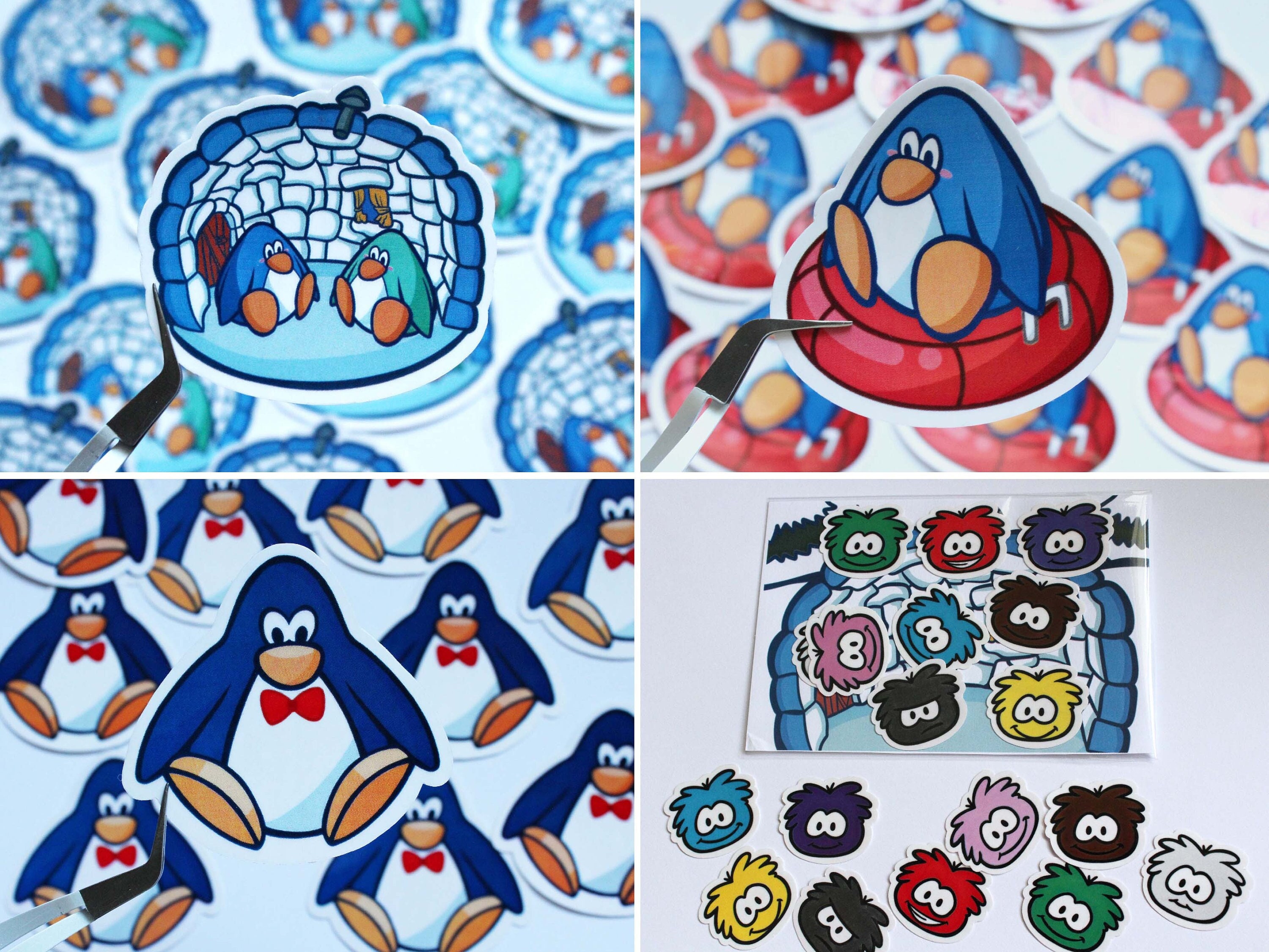 Club Penguin DS Games Sticker for Sale by smileygrrl