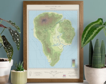 Jurassic National Park Map 16x20 Poster Isla Nublar Etsy jurassic-national-park-map-16x20-poster-isla-nublar-etsy
