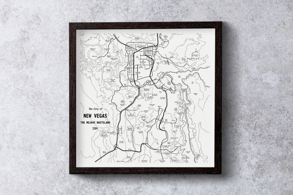 Fallout new vegas all locations map