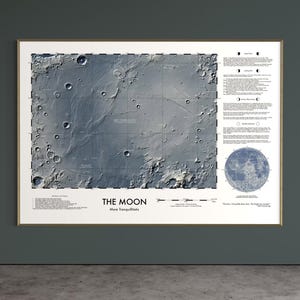 Landkarte der Apollo 11 Mondlandung