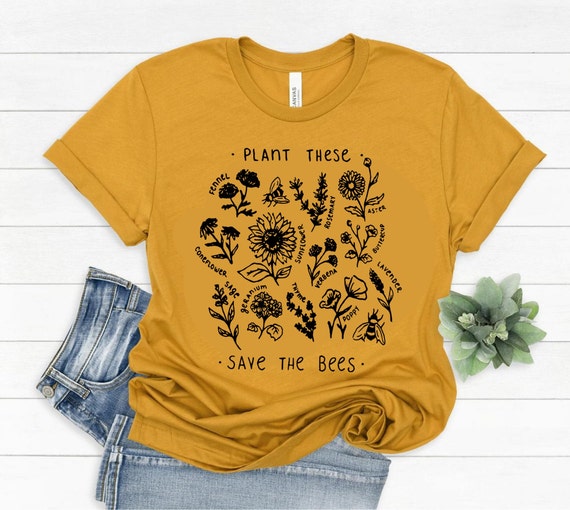 Plant These Trees Save The Bees Tee Honey Queen Bee T Shirt Plant These Trees Save The Bees Tee Honey Queen Bee T Shirt