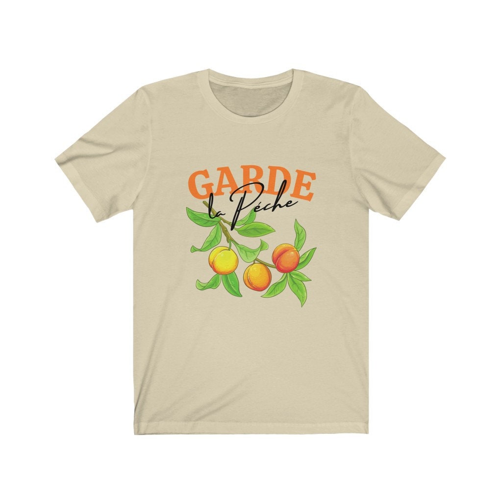 Garde La Peche Peach Shirt Classic Shirt Vintage Shirt Etsy