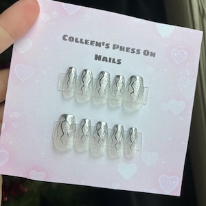 Chrome Flame Nails