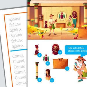 20-Page Printable Ancient Egypt Activity Book (DIGITAL ONLY)