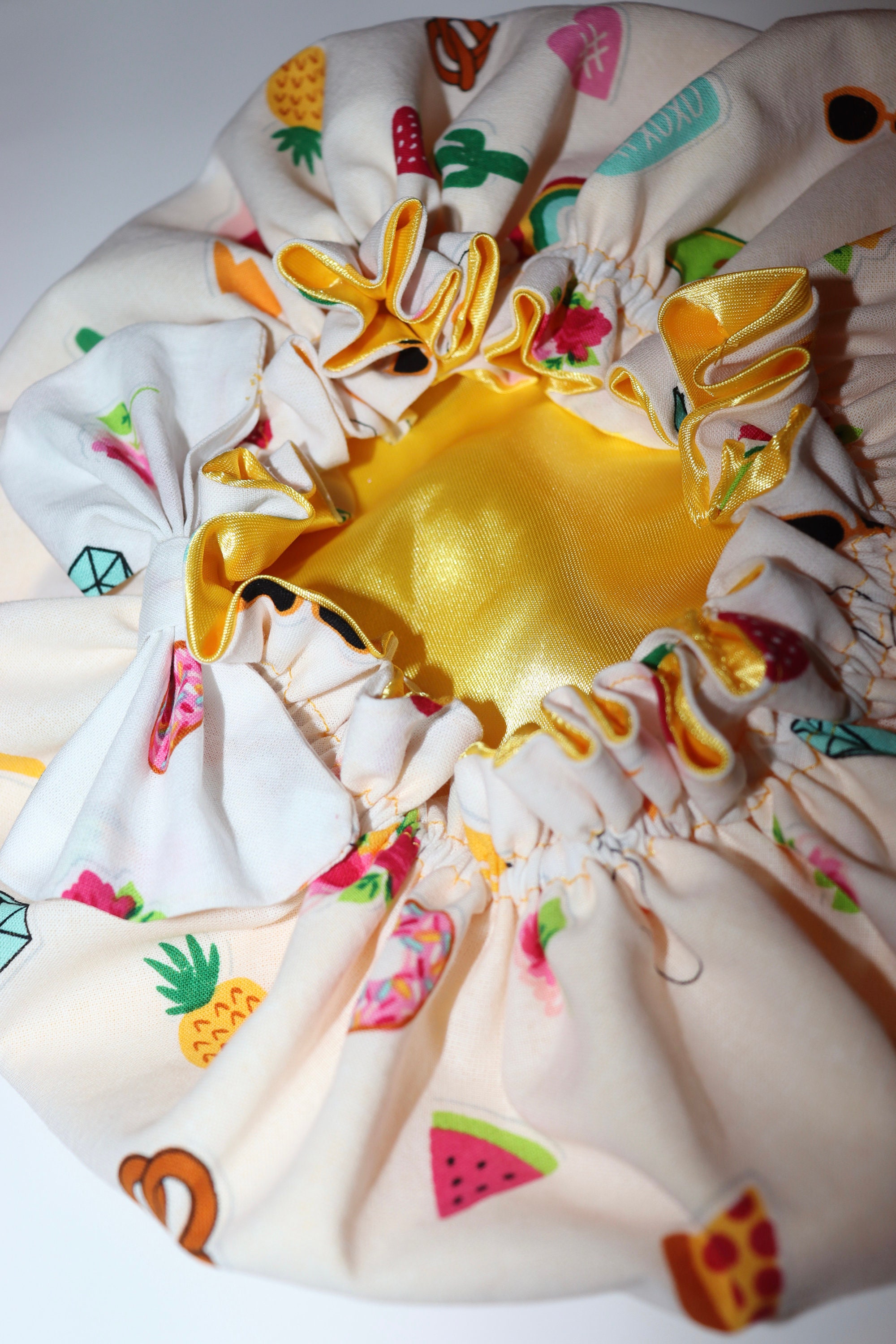 Kids Fun Emojis W/ Bow Gift for Little Girls Satin Lined Comfy