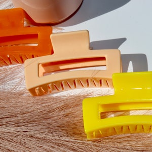 NEW Square Hair Claw Clips | Gift for Her | Bridesmaid gift | Hair Clip | Hair Accessories | Chic | Stylish | for Thick or Thin Hair