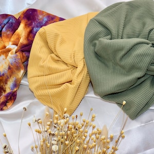 NEW Soft and Stretchy Turbans | Gift for Her | Bridesmaid Gift | Comfy Stretch | Gift for Cancer Patients & Survivors