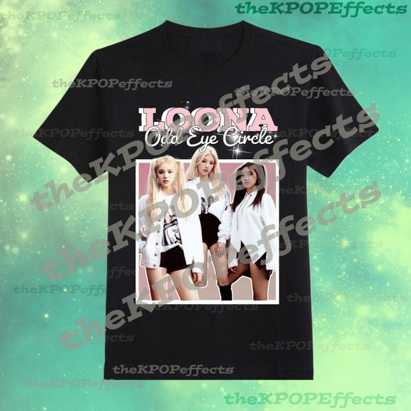 Loona Odd Eye Circle Subunit KPOP T-shirts (Mehrere Designs)