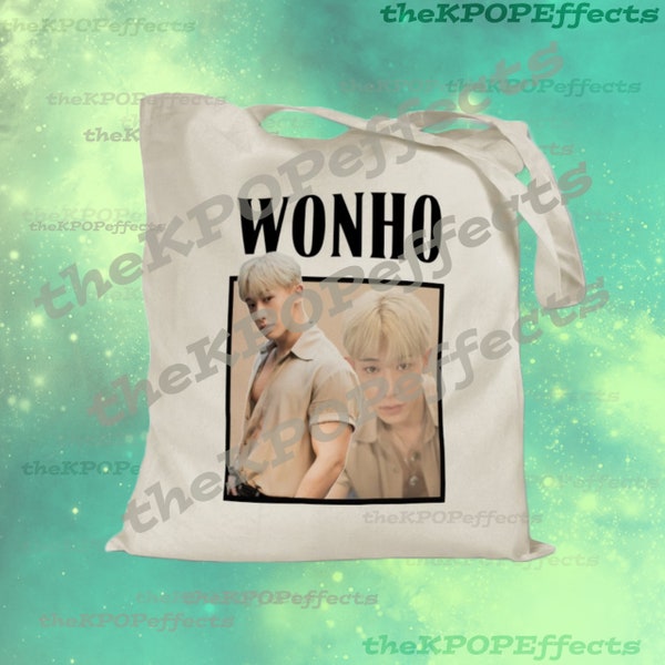 WONHO Tote Bags (Multiple Designs, kpop Merch, KPOP Gifts, Birthday, Christmas)