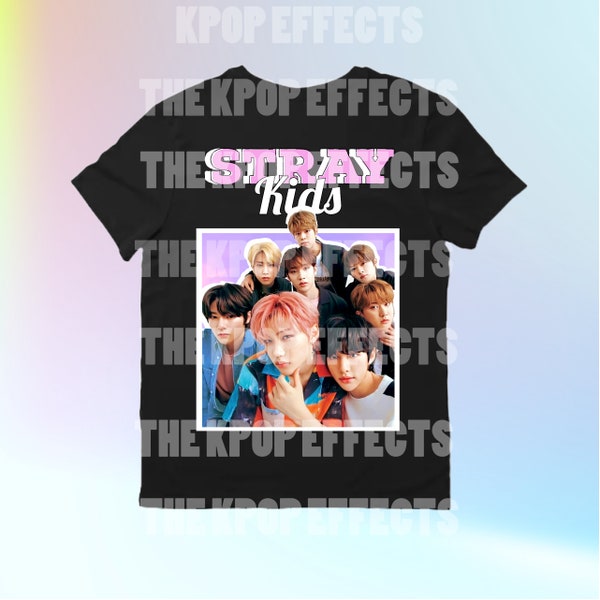 STRAY KIDS Group KPOP T-shirts (Multiple Designs)