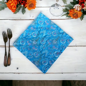 Provence Napkin - Kalian Blue - Set of 6 - Home Decor gift