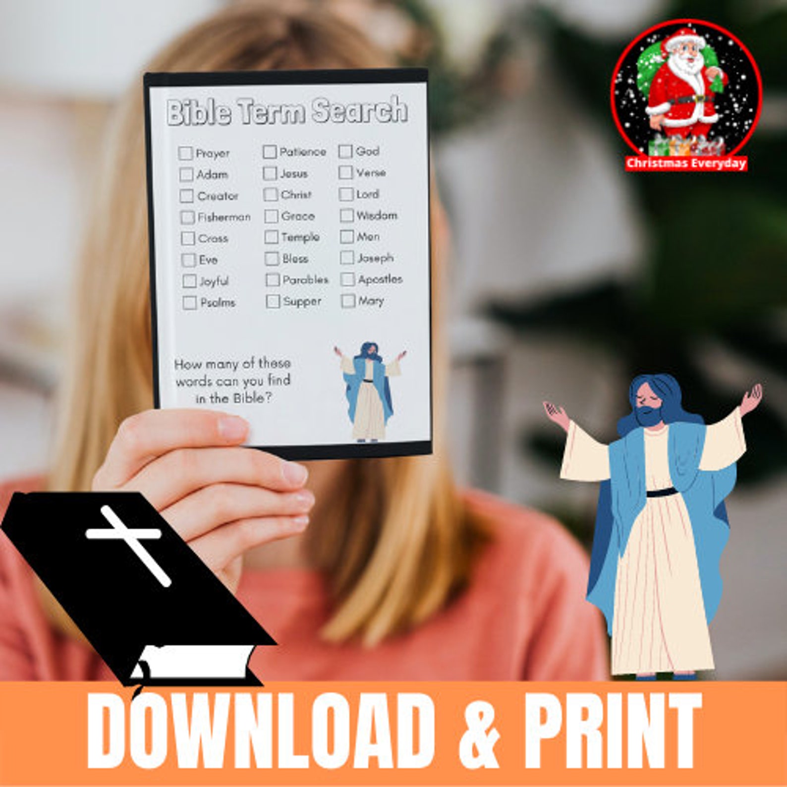 12 Bible Printable Games Bible Printables Bible Games Bible - Etsy