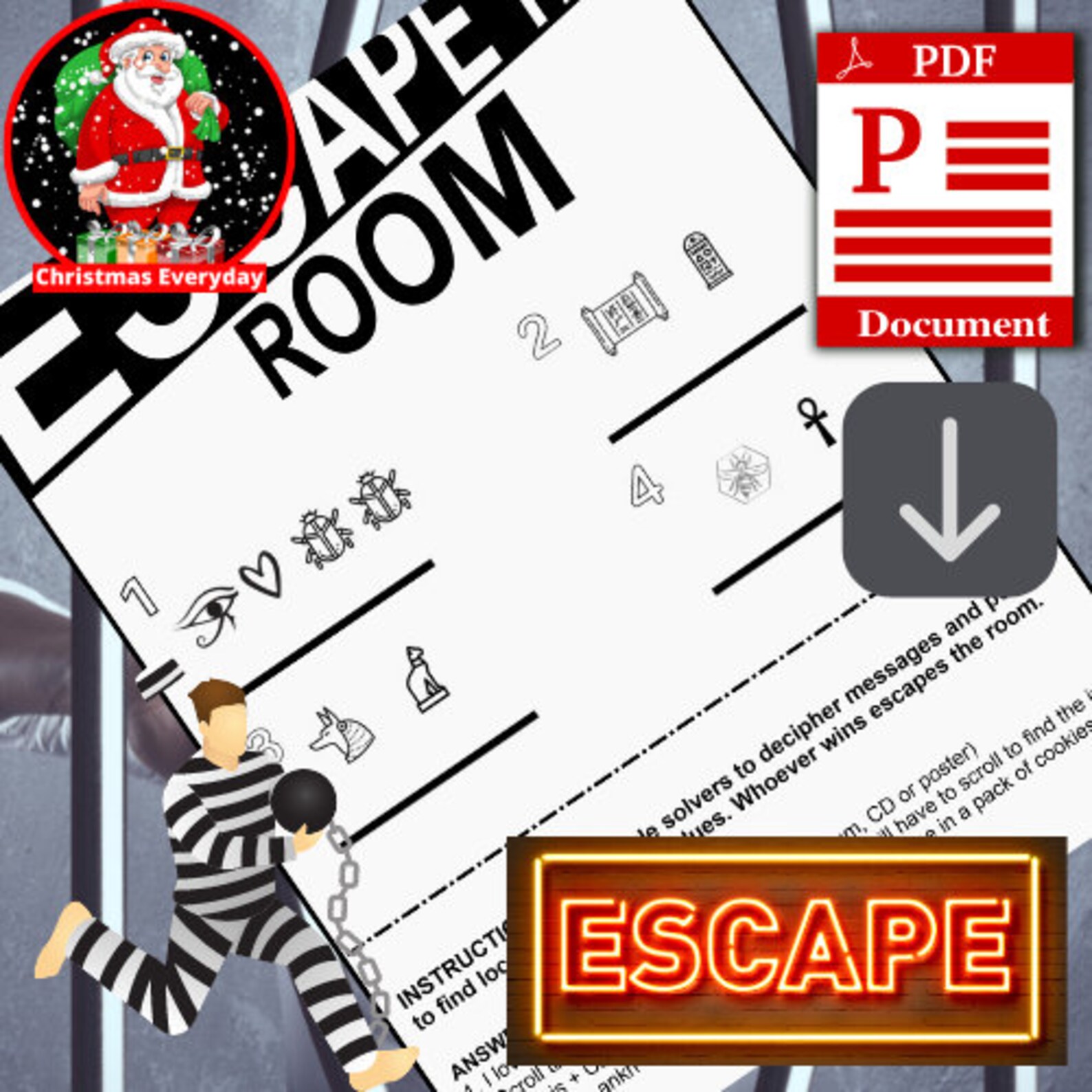 Escape Room Kids, Escape Room Party, Escape Room Gift, Escape Room ...
