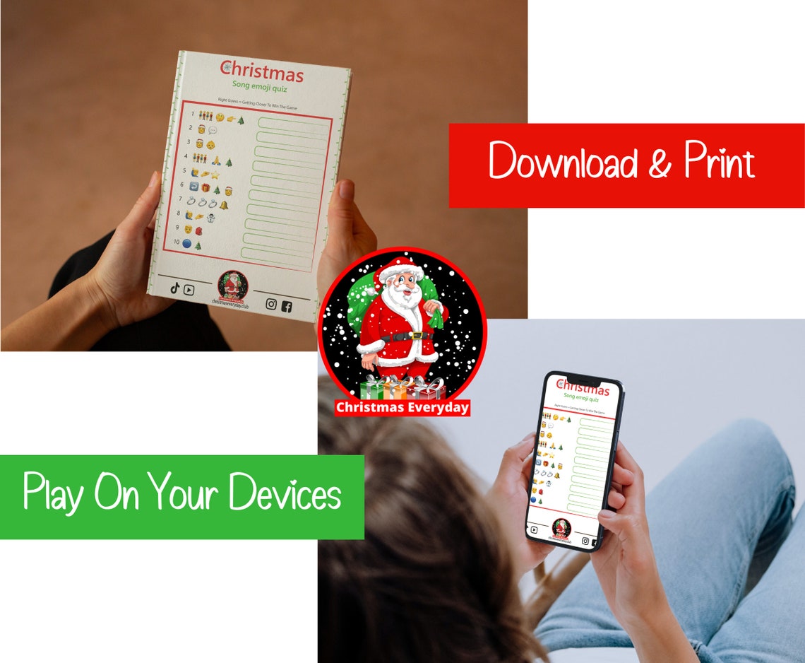 Christmas Songs Emoji Pictionary Game Xmas Songs Emoji Games - Etsy Finland