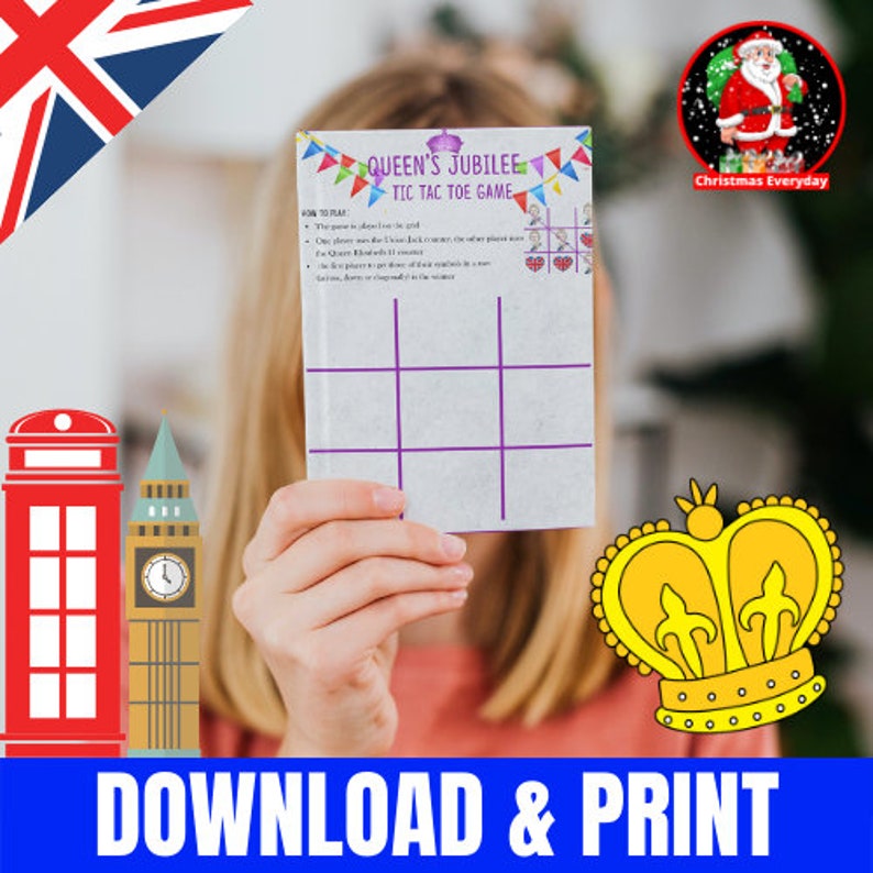 Platinum Jubilee Game Street Party Activity Platinum Jubilee Etsy