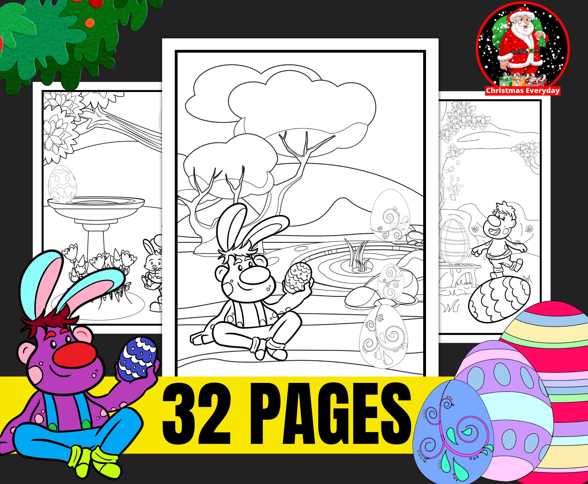 32 Trolls Easter Colouring Pages Easter Colouring Book - Etsy
