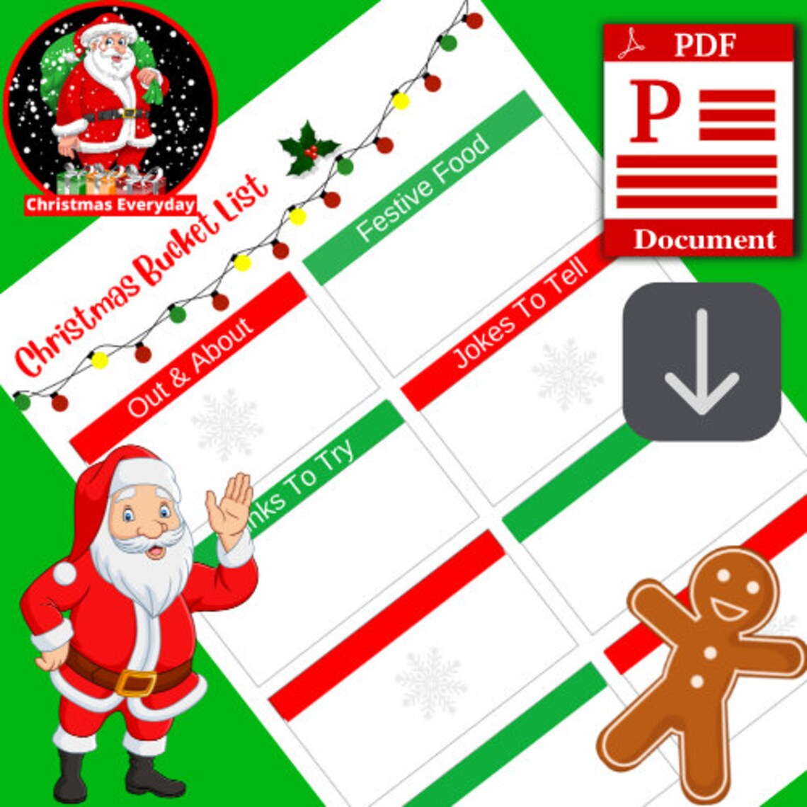 Christmas Planner Printable, Christmas Organizer, Christmas to Do List