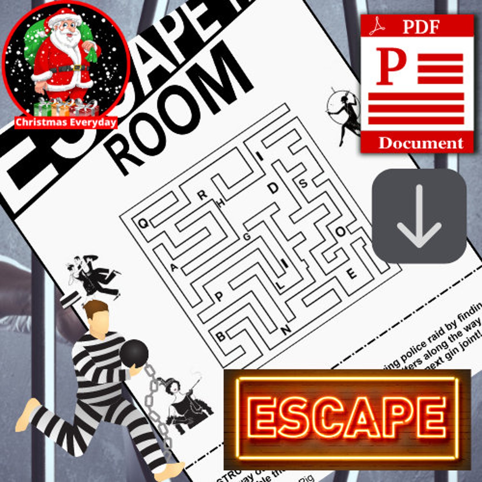 Escape Room Kids, Escape Room Party, Escape Room Gift, Escape Room