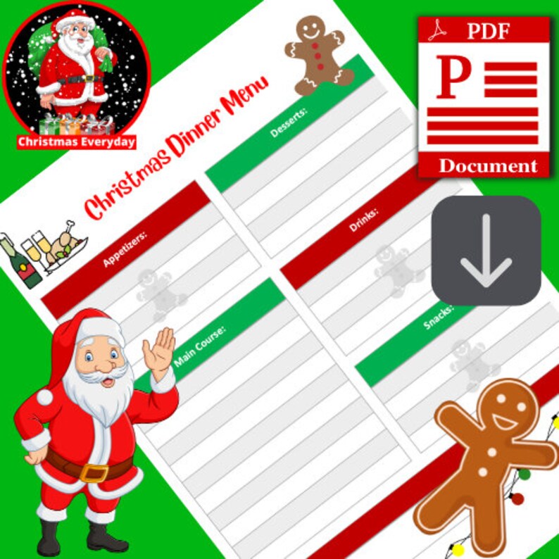 Christmas Planner Printable, Christmas Organizer, Christmas to Do List ...