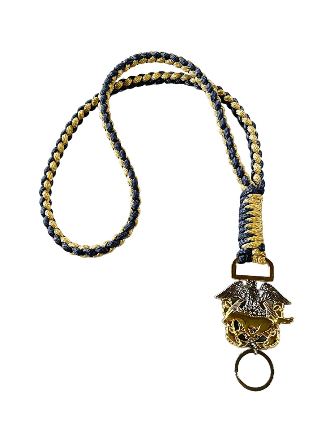 USN LDO/CWO 2 Color Paracord Neck Lanyard. Etsy