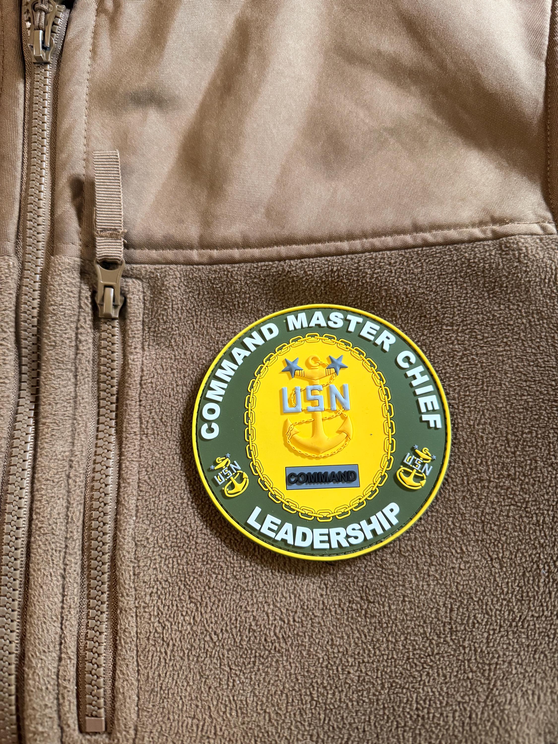 4” US Navy Command Master Chief Glow in the Dark PVC Patch - Etsy