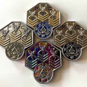 Masonic 357 Challenge Coin