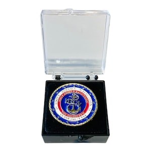 USN CPO Class 130 FY 24 round Lapel Pin