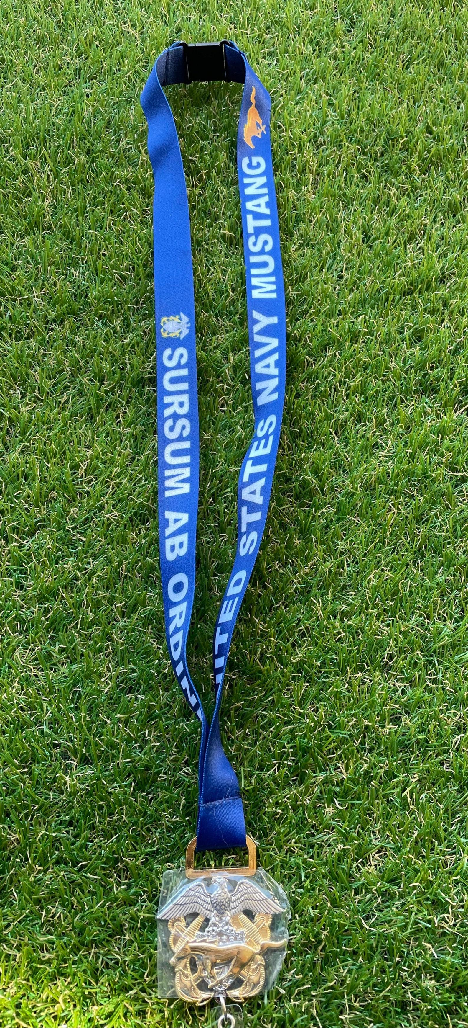 USN Officers And Mustangs Lanyard ID Etsy