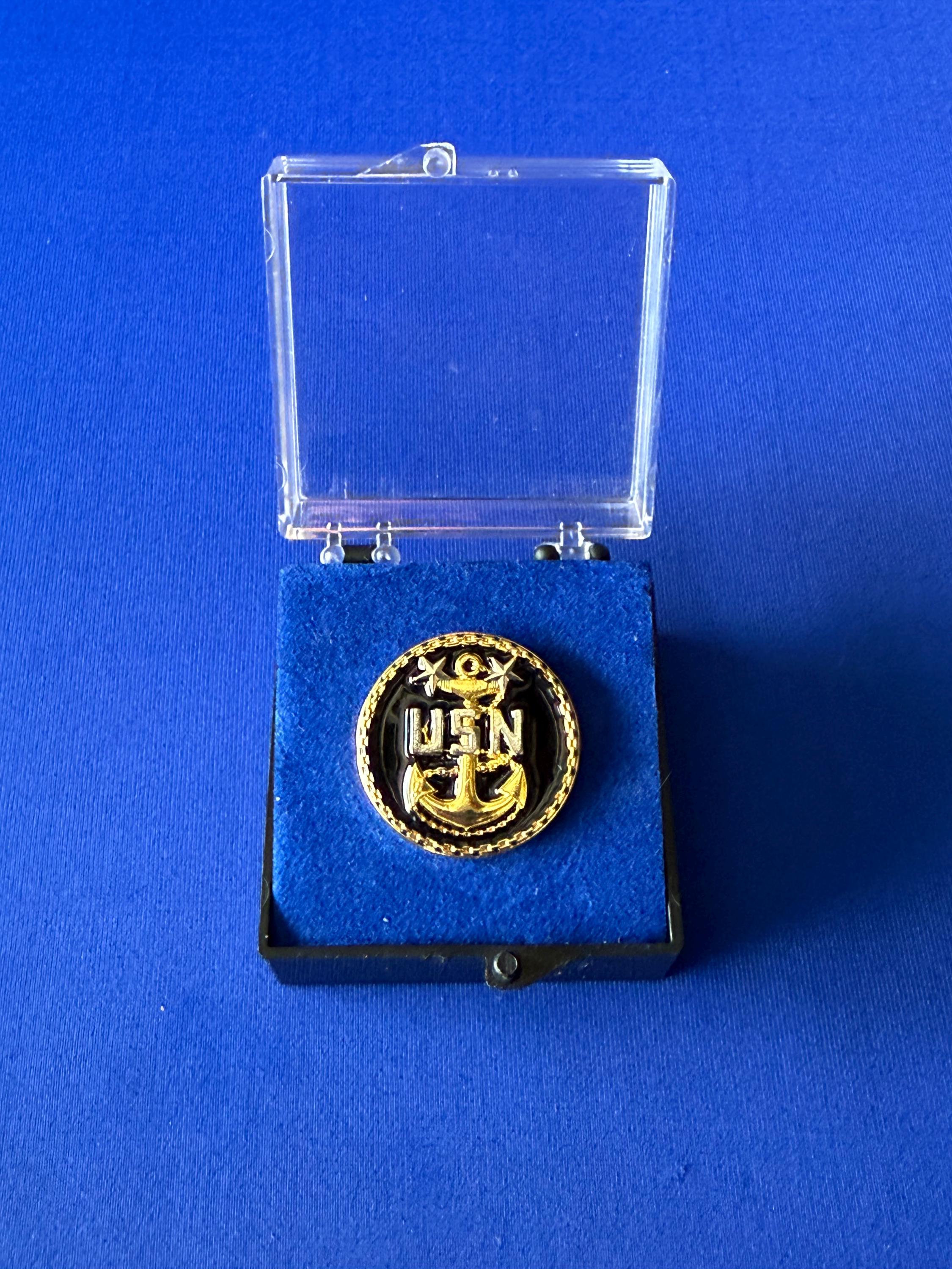 USN Chief, Senior Chief, Master Chief Lapel Pins - Etsy