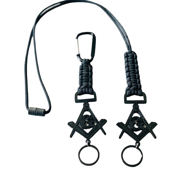 Masonic /G\ Paracord Keychain or Lanyard