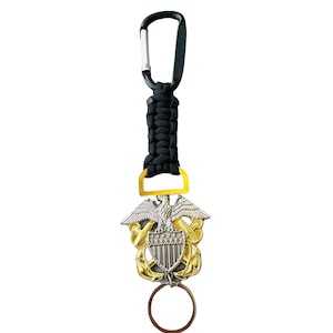US Naval Officer Paracord Keychain.