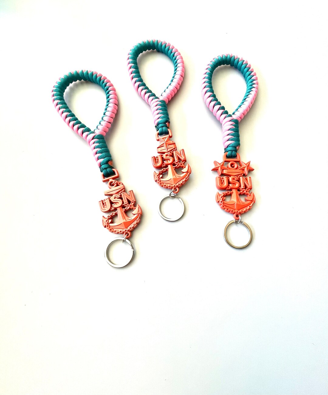 USN E7/E8/E9 Paracord Keychains/keyfob Etsy