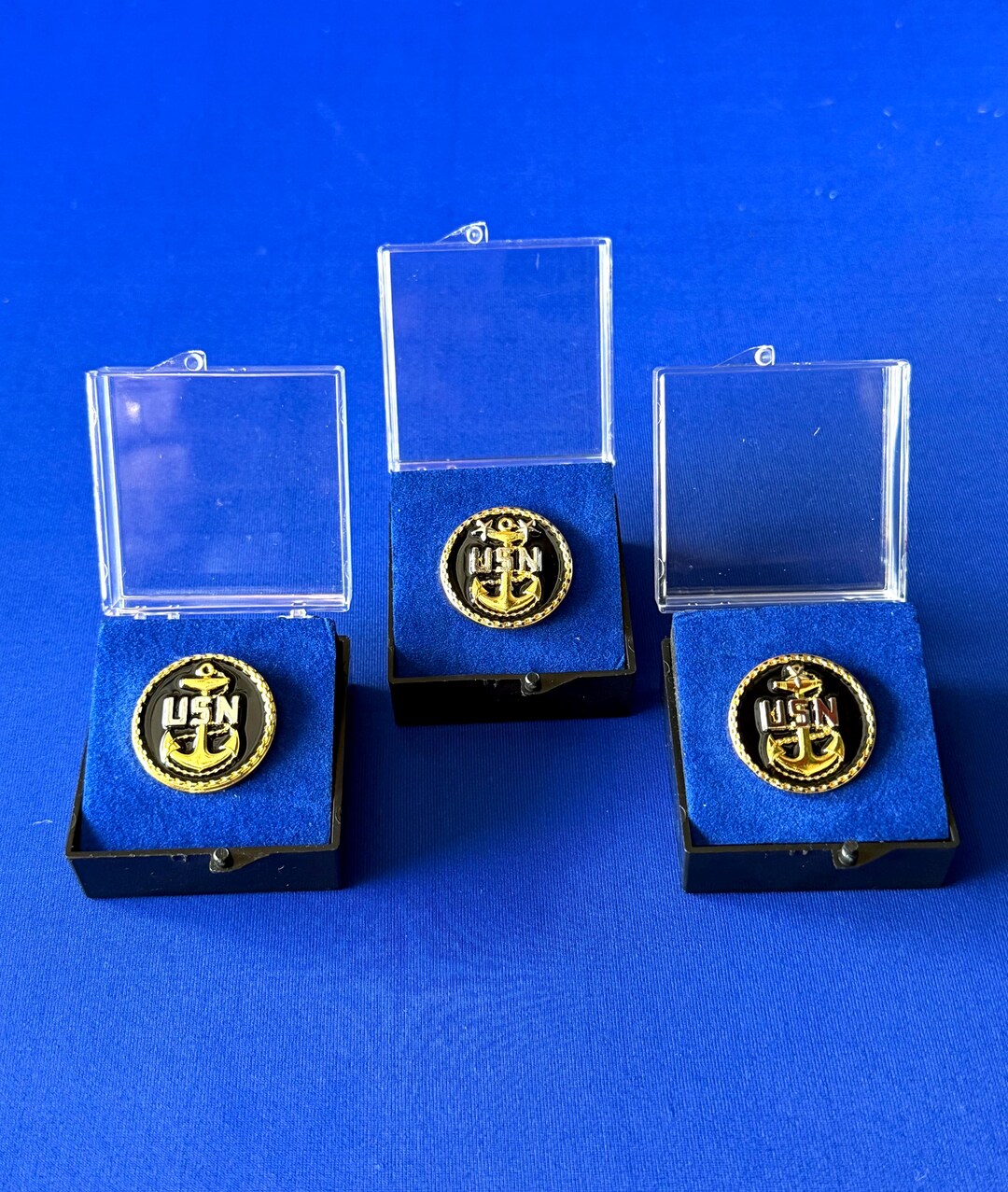 USN Chief, Senior Chief, Master Chief Lapel Pins - Etsy