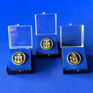 USN Chief, Senior Chief, Master Chief Lapel Pins