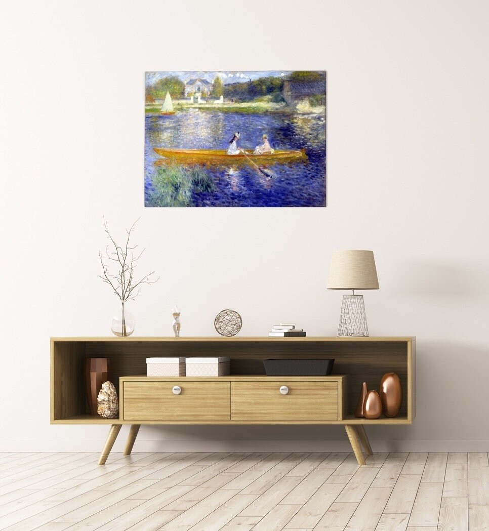 Auguste Renoir Hand Made Reproduction La Barque Post Impressionnisme Paysage Landscape Decoration