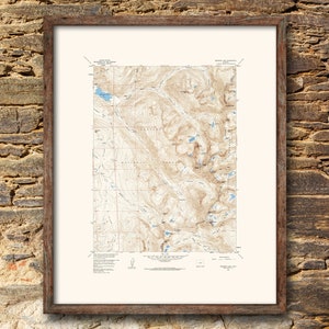 Monarch Lake Colorado location map custom map print - mountain wall art topographic map