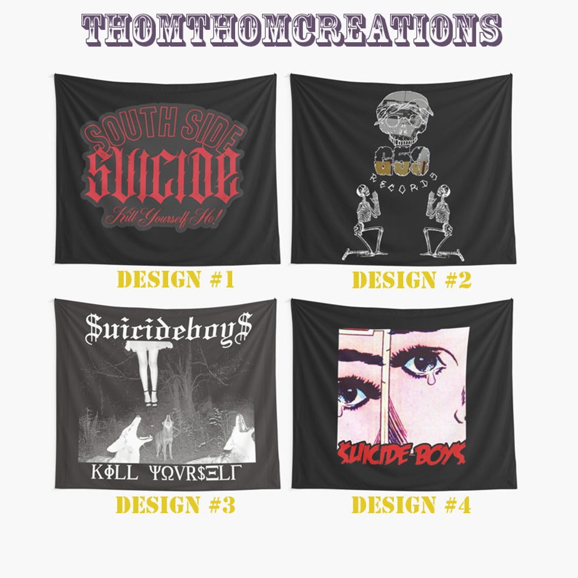 Suicide Boys Wall Tapestry | Etsy