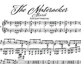 くるみ割り人形の行進曲楽譜 – チャイコフスキーピアノソロPDF
