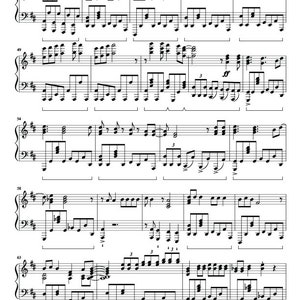 Jingle Bell Rock Piano Sheet Music Full Arrangement i Instant Download PDF image 2