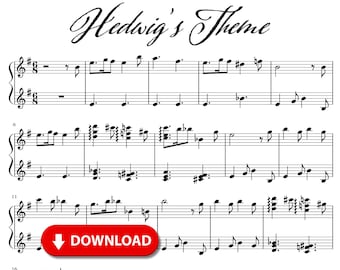 Hedwigs Thema Klaviernoten: Leicht bis Fortgeschrittene Solo (Digitaler Download)