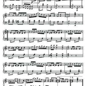 The Entertainer Sheet Music Full Piano Arrangement by Scott Joplin Digital Download image 3