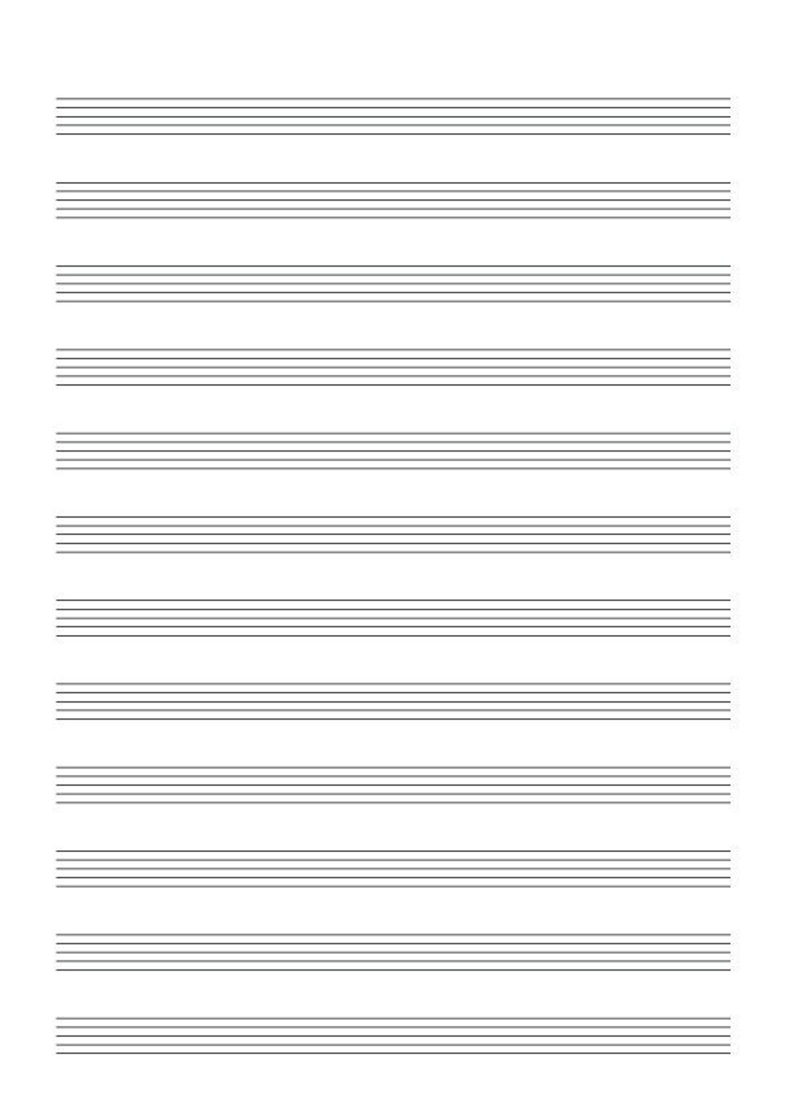 Printable Blank Piano Sheet Music - Il 1140xN.5880274538 Mz31 